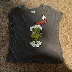 Grinch Gray Tee